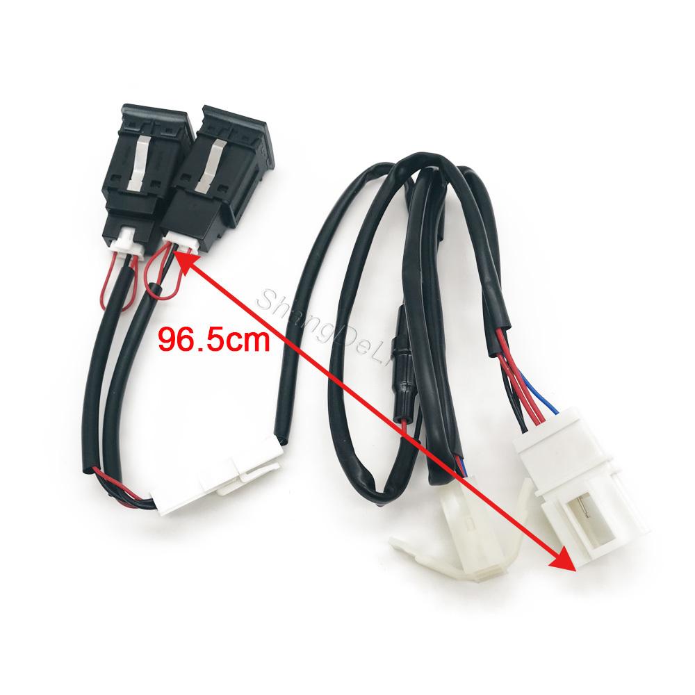 Автомобильное двойное зарядное устройство 12В/24В USB QC3.0 PD Type C Адаптер питания Подходит для Golf 6 Для Jetta 5 MK5 Для Scirocco 2006 - 2012
