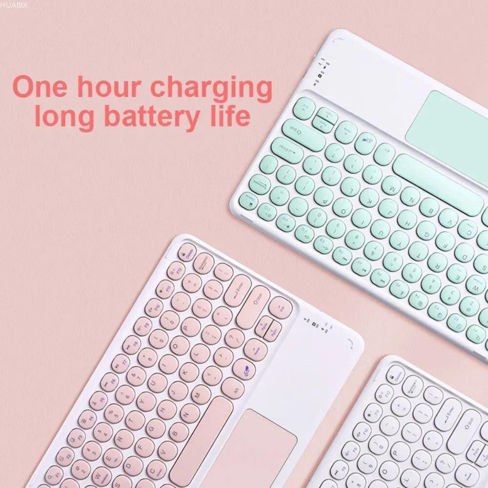 Кожаный чехол с Bluetooth-клавиатурой для Huawei Matepad Air 11,5 2023 M6 10,8 для Matepad 11 2021 11,5 2023, магнитный чехол-клавиатура с трекпадом