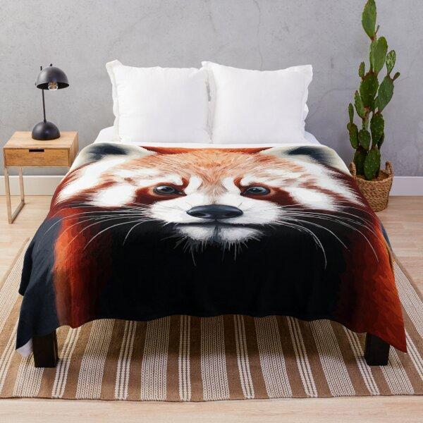 Cute raccoon blanket flannel blanket bedroom thermal blanket portable travel blanket