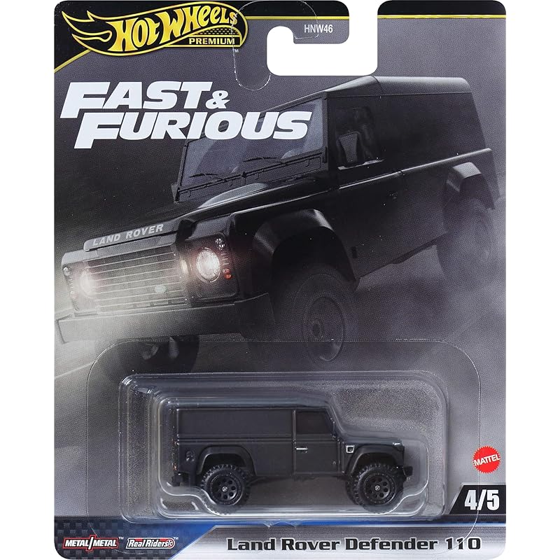 Колеса Hot Wheels) Форсаж Land Rover Defender 110 игрушечные машинки мини-машинка от 3 лет черный JBL98