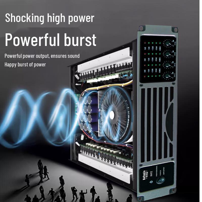 KaYouLa 4-Channel Pure Power Audio Amplifier