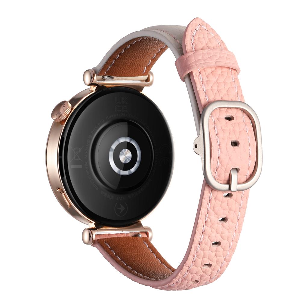 18mm Watch Band For Huawei Watch GT 5 Pro 42mm/GT 5 41mm/GT 4 41mm/Garmin Venu 3S ,Genuine Cow Leather Smartwatch Strap