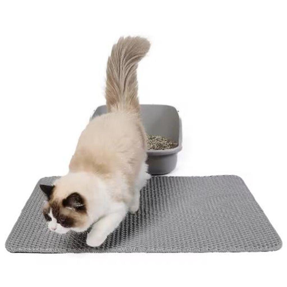 Большой двухслойный коврик для кошачьего туалета EVA Коврик для чистки питомцев Товары для питомцев Когтеточка для дома