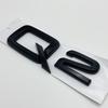 3D ABS Numbers Letters Q2 Q3 Q4 Q5 Q6 Q7 Q8 Emblem for 181a Q series Car Fender Trunk Rear Logo Sticker Black Silvera181