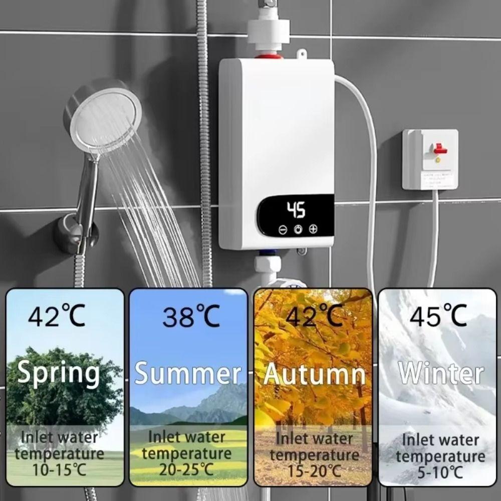 3 Seconds Hot Water Instant Water Heater Mini Instant Water Heater Household Instant Hot Water Tap