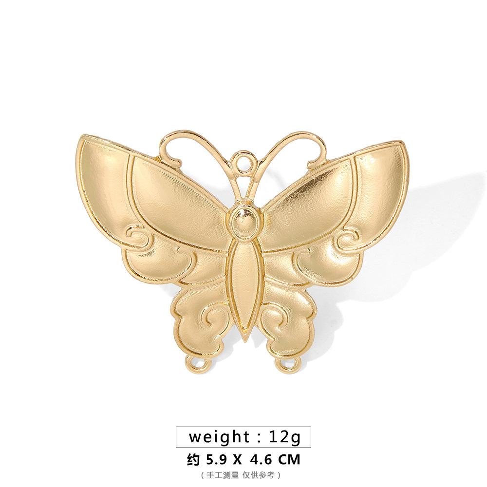 Нематериальное культурное наследие, самодельная брошь Nuodian Bottom с жемчужной бабочкой, булавка, антикварные аксессуары Hanfu, электрофорез, пигмент-сохраняющий низ