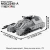 MOOXI Most Complete Space War Tank Personnel Carriers Adult Building Blocks Set MOC Brick Model Kit DIY Diorama Toy For Boy Gift