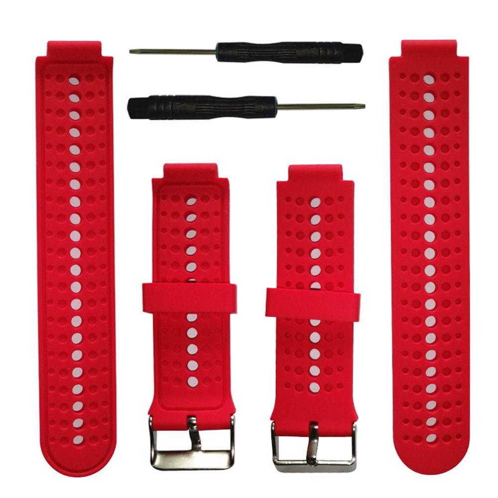 Solid Color Sport Smart watch Silicone Watch Band Wristbands Bracelet Strap Replacement