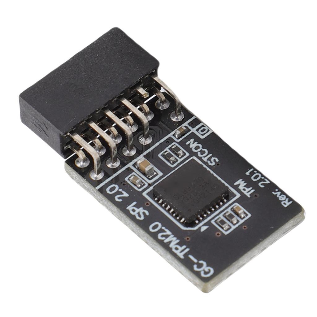 TPM 2.0 Security Module 12-1 Pin Remote Boards Security Module Motherboard SPI Bus Interface 2.54Mm Spacing
