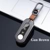 Car Zinc Fashion Flip Metal Key Case Cover For Fiat Ducato 500 500l Panda Grande Punto Lancia Musa For Iveco Eurocargo Daily Accessories