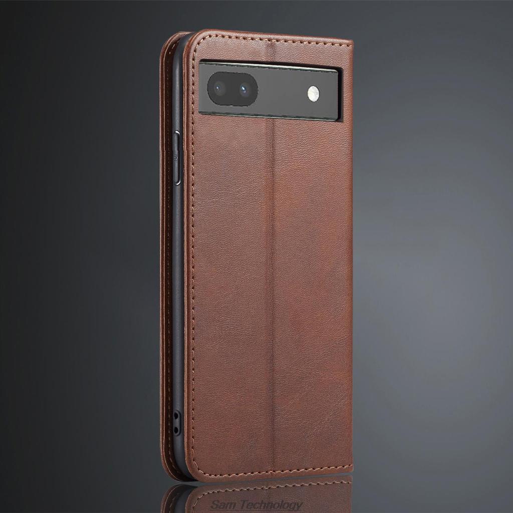 Магнитный притяжение кожаный чехол для Google Pixel 6A Pixel6A 6.1" кобура флип чехол кошелек телефон сумки Capa Fundas Coque