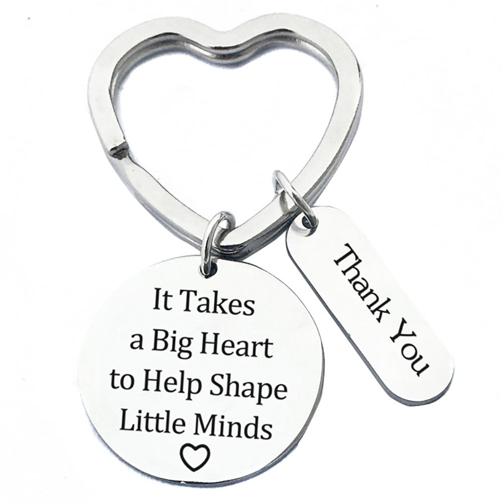 Кольцо для ключей Брелок Держатель для ключей Нержавеющая сталь День учителя Спасибо Подарок на фестиваль