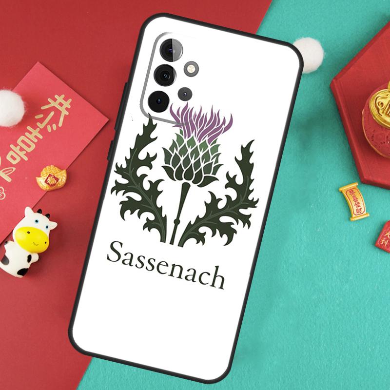 Чехол Outlander Thistle Sassenach для Samsung Galaxy A35 A55 A25 A15 A51 A71 A12 A32 A52 A13 A33 A53 A14 A34 A54