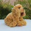 27cm Cocker Spaniel High Fidelity Anime Cute Plushie Dog Plush Toys Lifelike Animals Simulation Stuffed Doll Toy Gifts