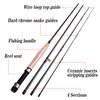 Fly Fishing Rod Fly Fishing Poles Super Hard Fishing Rod Tackle 4-Piece 9-Feet Lightweight Fly Rod