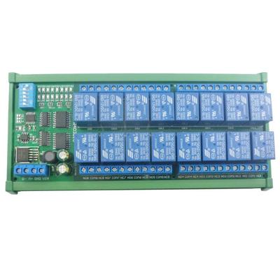 12 В 16-канальная плата расширения удаленного ПЛК RS485 Modbus RTU