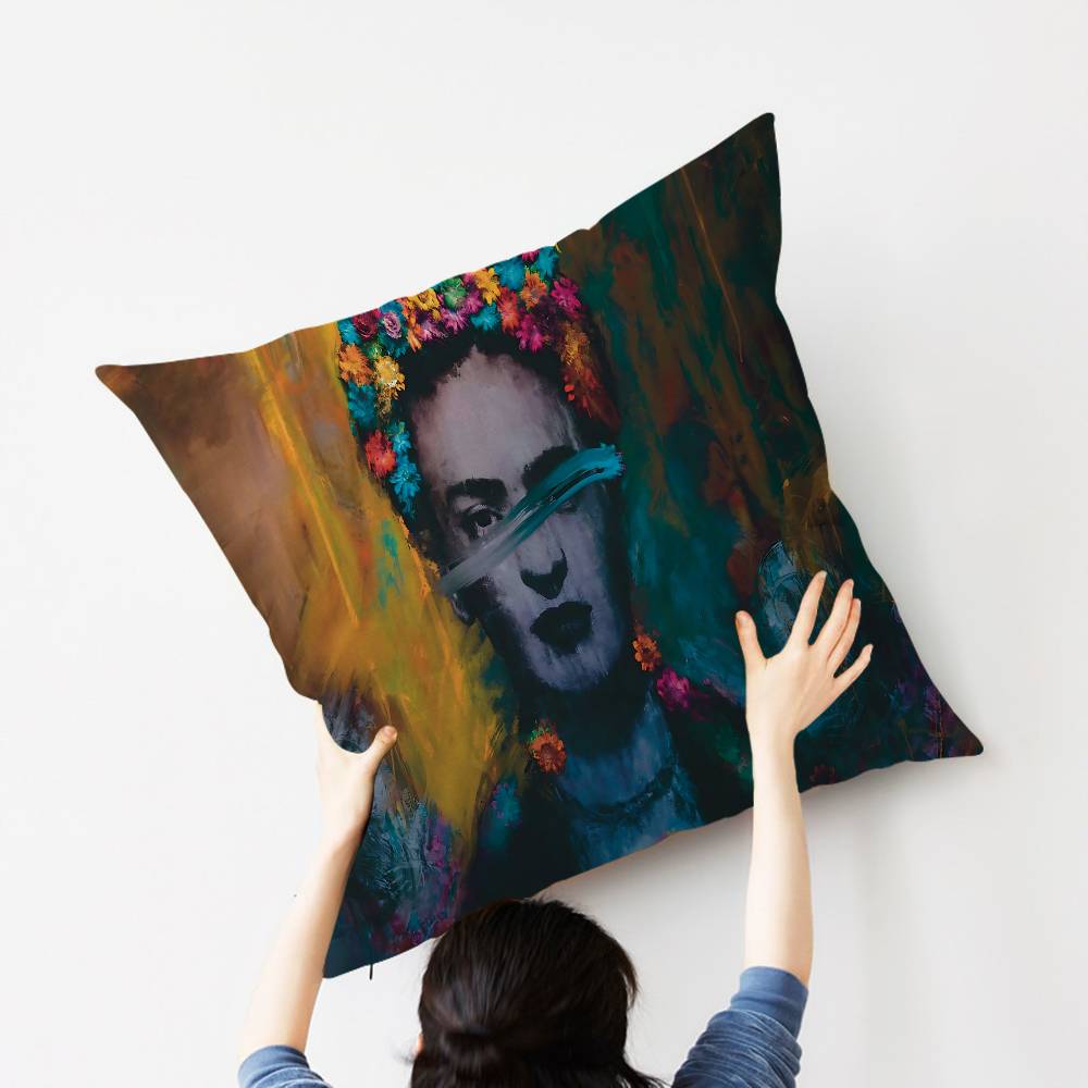 Art F-Fridas Painter K-Kahlos Pillow Cover for Bedroom Room and Living Room Sofa Decorative Cushion Cover