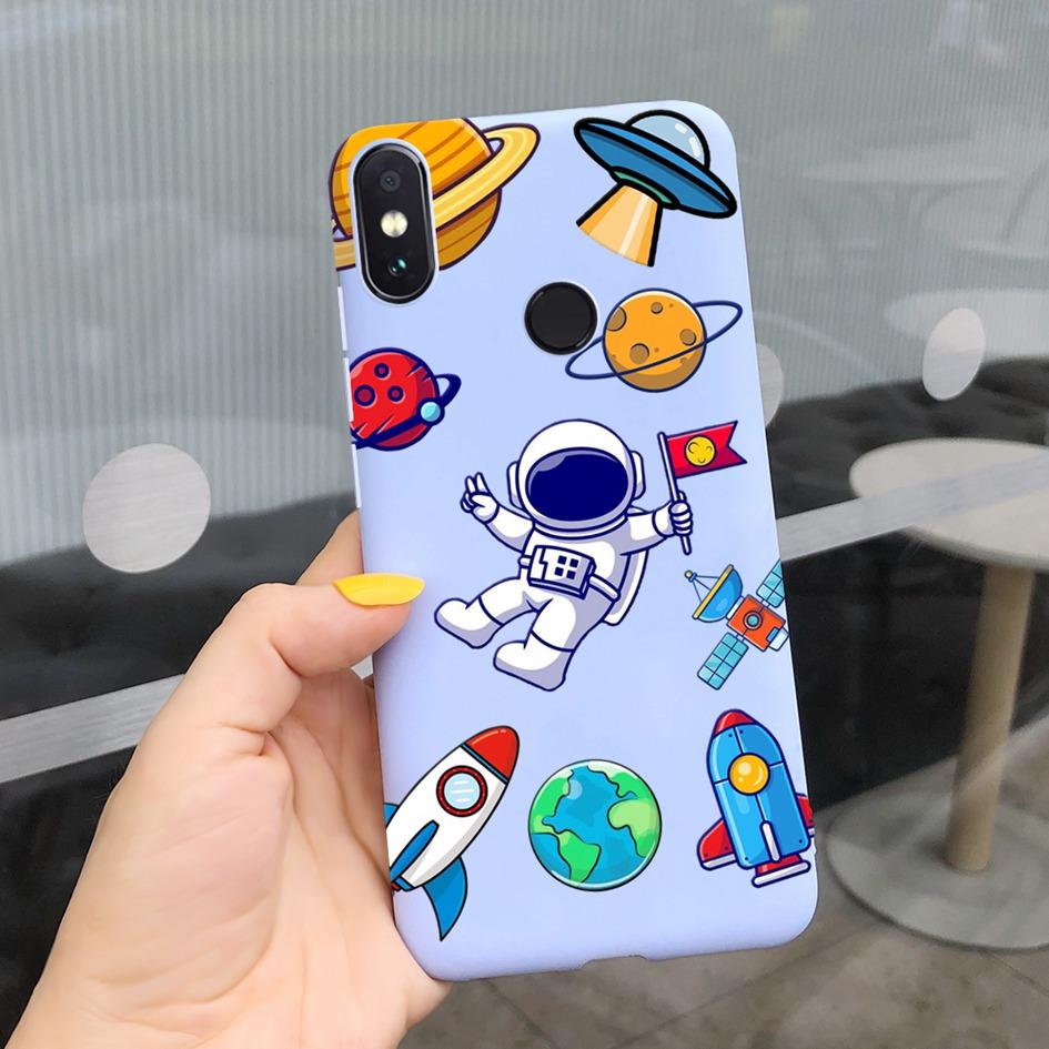 Чехол для Xiaomi Redmi Note 5 Силиконовый Милый Астронавт Задняя Крышка Мягкие Чехлы Для Телефона Для Xiaomi Redmi Note 5 5Pro Note5 Fundas Coque