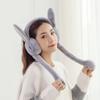 Moving Rabbit Ears Protection Earmuffs Student Couple Cold Winter Plush Ear Muffs Ear Warmers Funny Toys For Kids Adult Gifts