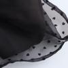 Kaslead New Women clothes Western Style Fashion Simple Sexy Flocking Polka Dot Sling Long dress