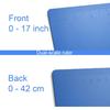 Acocony 11x17 Clipboard Landscape with Ruler Extra Large Clipboard Low Profile Clip 11 x 17 Clipping Board Plastic Blue Pack of 1