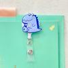 Bear Rabbit Retractable Badge Holder Cartoon Animals Easy Pull Buckle  Doctor Students