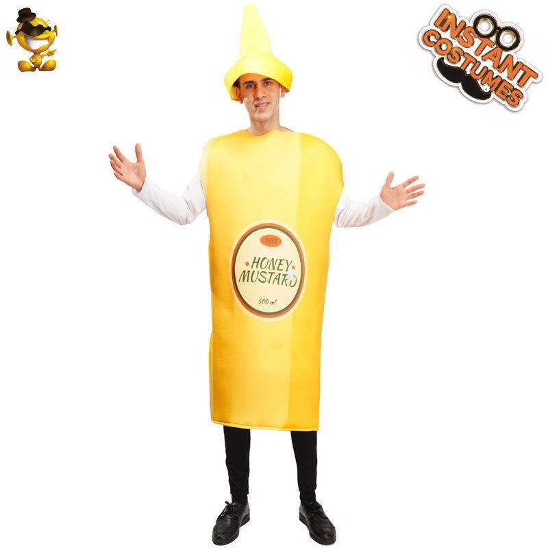 Couple's Mustard Ketchup Set cosplay Costume Stage Performance Outfit Halloween Carnival Masquerade