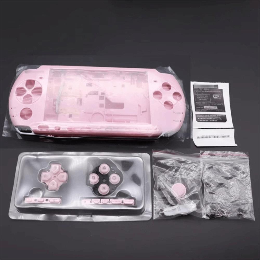 With Buttons Kit Protective Case Kit With Screws Console Replacement for PSP3000