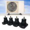 4Pcs Air Conditioner Vibration Isolator Feet Pads Spare Parts Lightweight for Noise