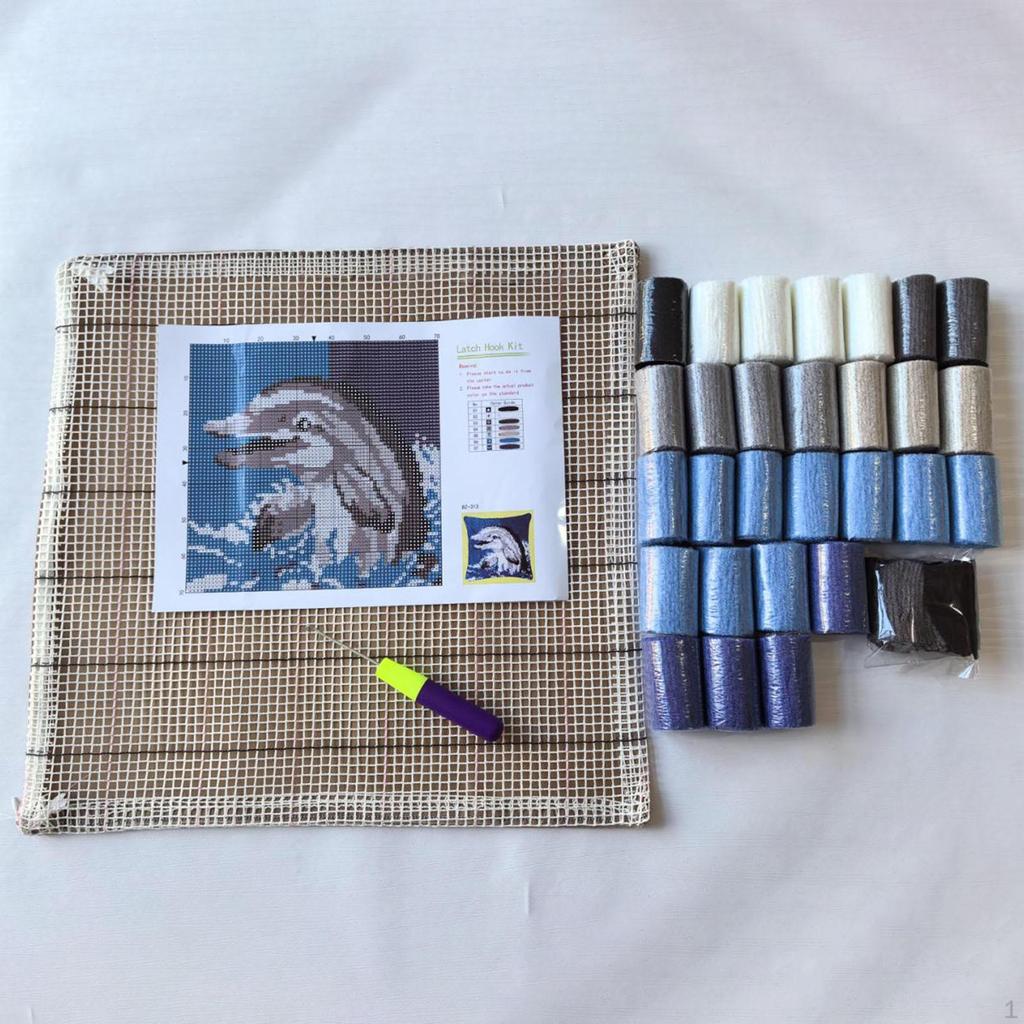 DIY наволочка защелка крючок ремесло узор вышивка дырокол игла рукоделие милые наборы для