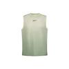 Hoop Vest U Series Fashion Gradient Retro Sports Casual Loose Round Neck Sleeveless Vest Unisex Tops Light-Green 23RMS427UGL3