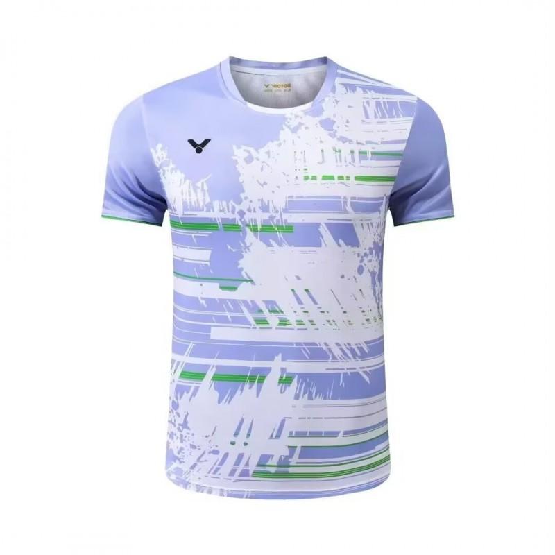 Quick-Dry Badminton Shirt Men Women Kids Short Sleeve Sport Tee Breathable Team Uniform Club Bulk Order