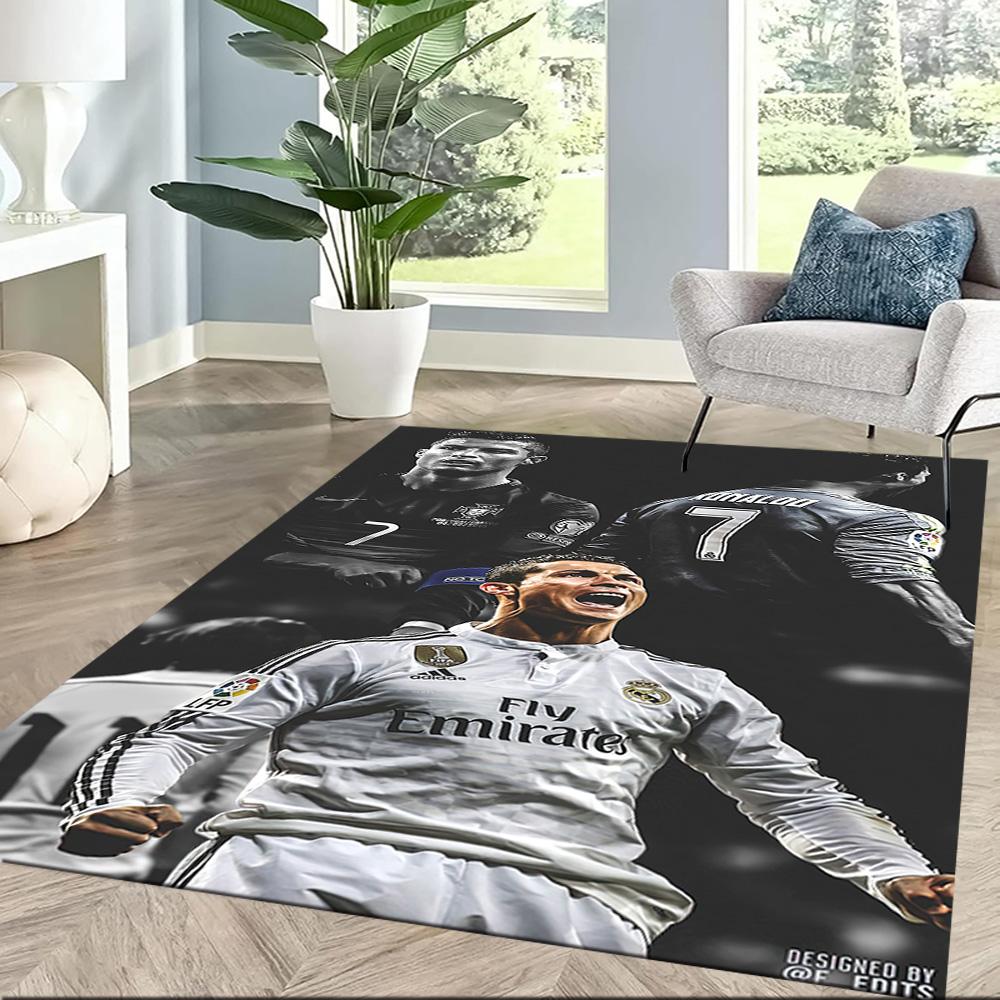 Cristiano Ronaldo Area Rug Perfect For Foyer Outdoor Kitchen Dining Room Antislip Rug Decorate Offices Gift For Festivals