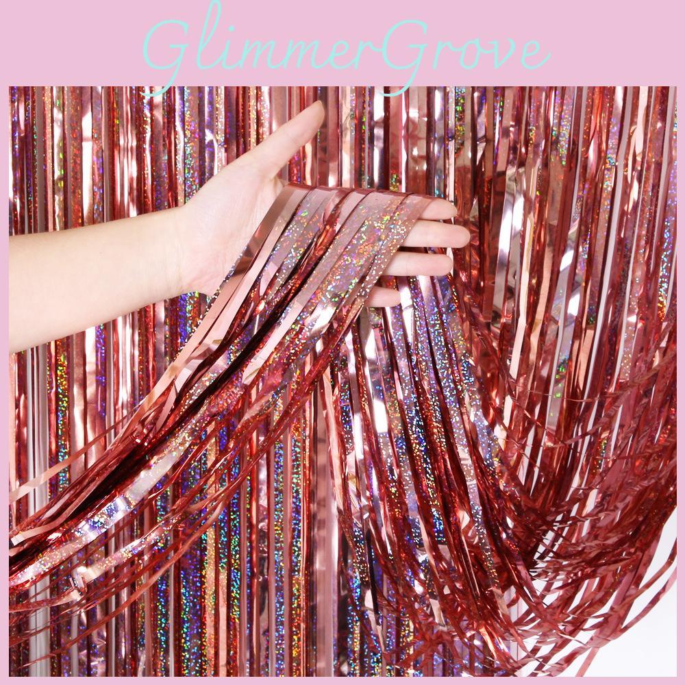 Потрясающая радужная шторка из пайеток 1x3м для украшения вечеринок и мероприятий