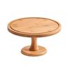 Transparent Wooden Cake Stand Glass Cover Cake Display Stand Cheese Stand Butter Box  Afternoon Tea