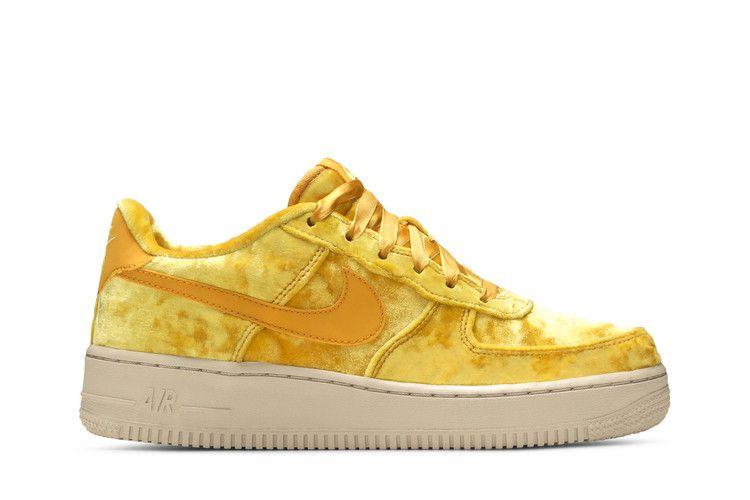 Kids' Sneakers Nike Air Force 1 Low Mineral Gold (GS) Mineral Gold/Mineral Gold-Laser Orange