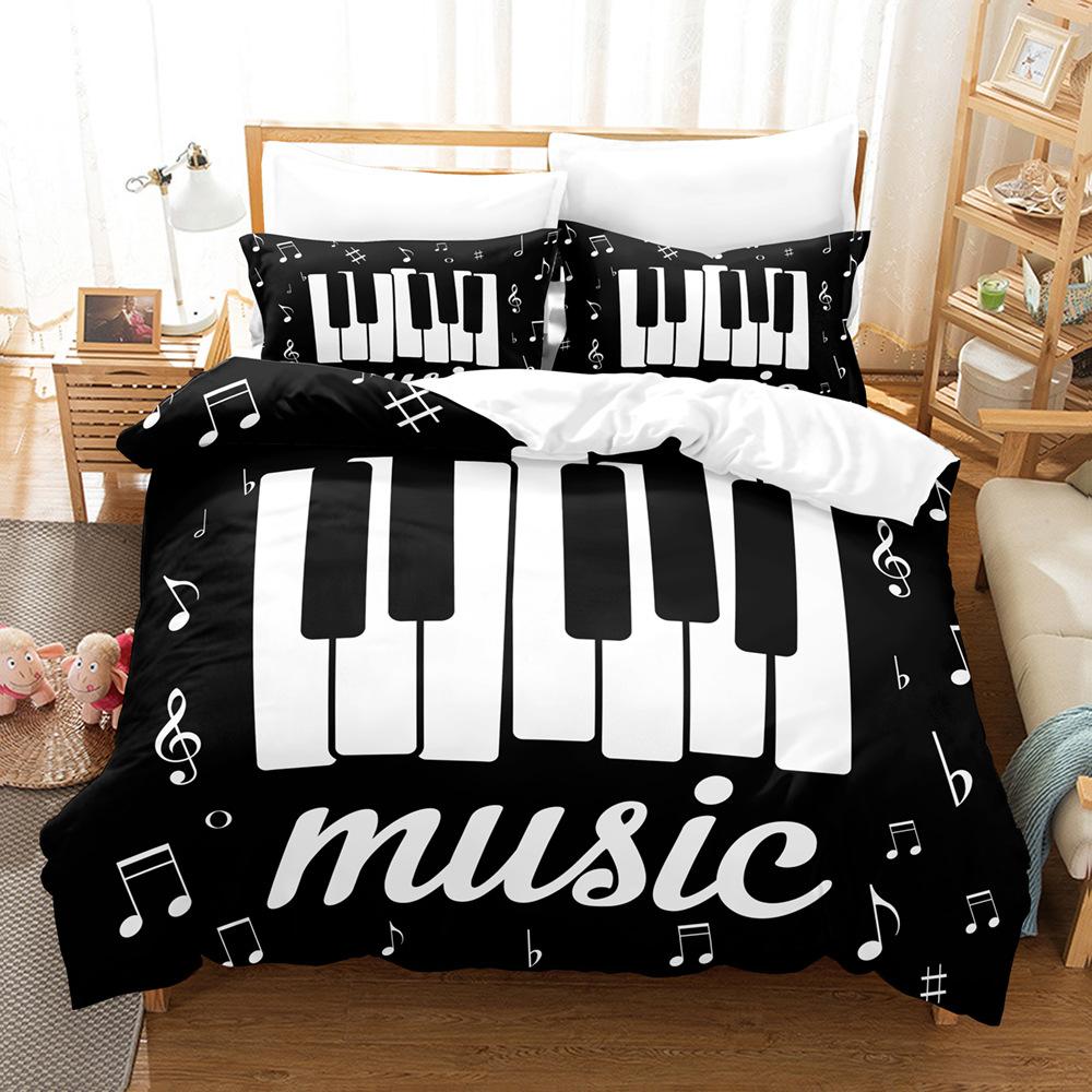 Модная технология печати, 3D цифровая печать, постельное белье, пододеяльники, наволочки, комплекты из трех предметов