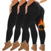 Fleece-Lined Plus Size Winter Fleece-Lined Yoga Pants High-Waisted Tummy-Control 1XL-5XL Winter Yoga Pants
