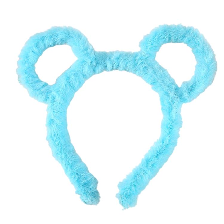 Ободок для волос в форме ушей медведя Плюшевый ободок с ушками медведя для женщин Хэллоуин Вечеринка Косплей Добавляет забавный штрих