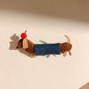 Puppy Dachshund Hairpin Cloth Horsetail Holder Niche Cartoon Shark Clip  Girls