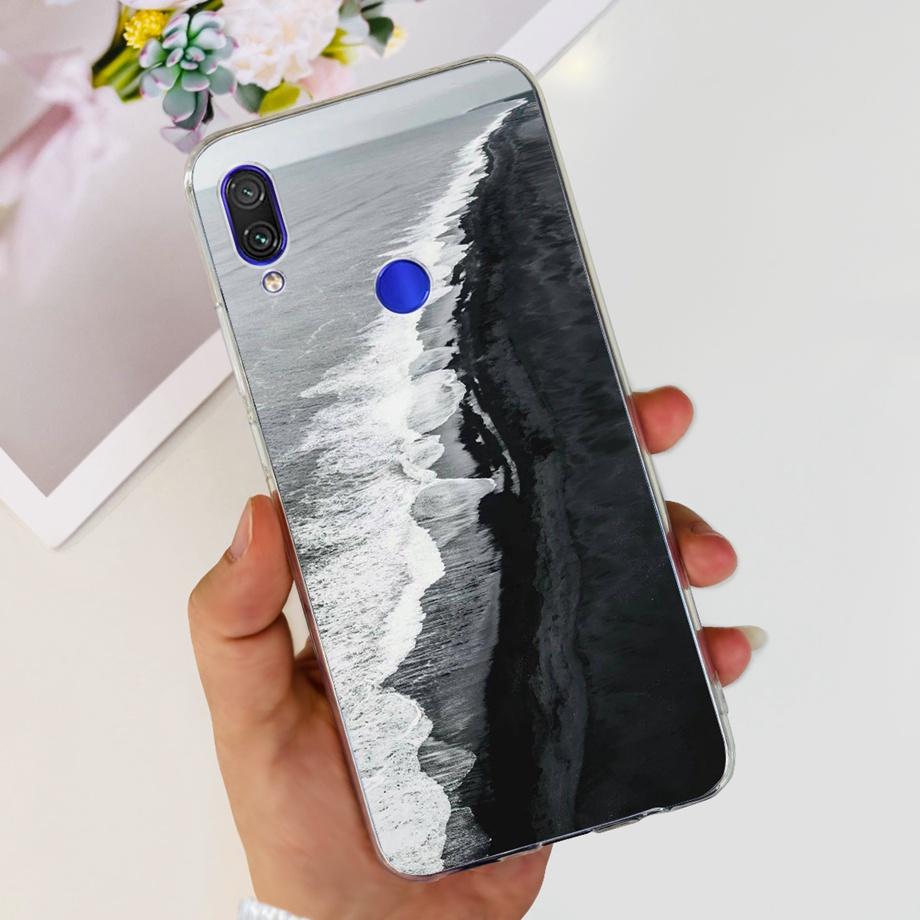 Прозрачный силиконовый чехол Luxuly для Xiaomi Redmi Note 7 Pro Note 6 Pro Note 5 Pro, бампер, Fundas, мягкий ТПУ, женская мода