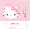 ANGEL HEART Hello Kitty Коллаборация Коллаборация KT26SS Кварцевые Розовые 26 мм Часы (Ангельское сердце) [Официальный магазин] Женская []