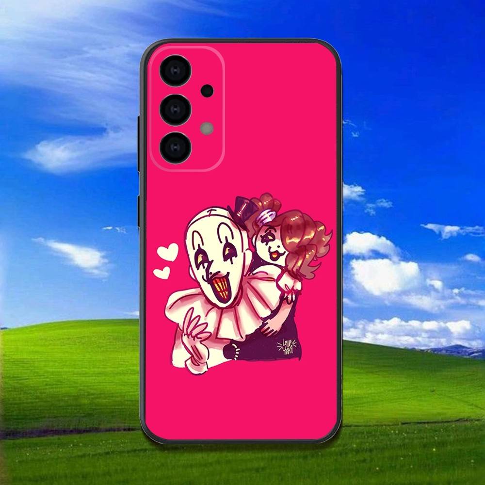 Art the Clown horror T-Terrifie Phone Case For Samsung Galaxy A13,A21s,A22,A31,A32,A52,A53,A71,A80,Soft Black Shell