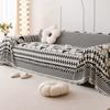 Chenille Geometric Figure Sofa Covers Mat Throw Blankets Home Living Room Position  Modern Camping Picnic Blanket Cover