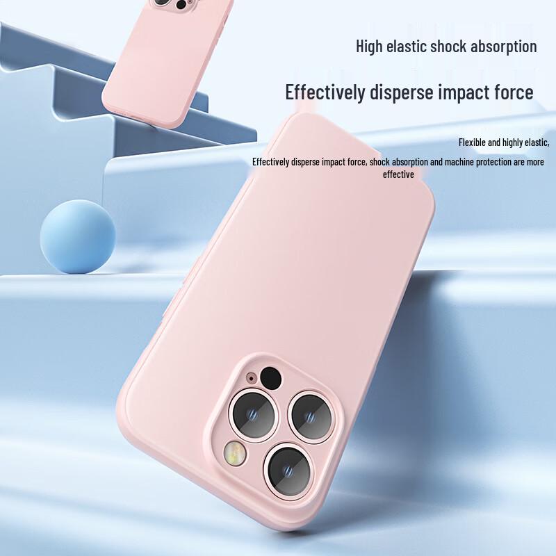 Pisen Гибкий Жидкий Силиконовый Чехол Полного Покрытия для iPhone