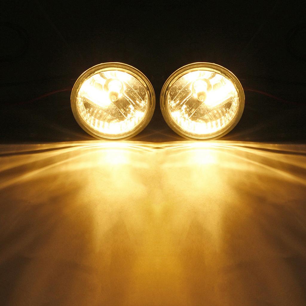 Pair Left   Right Car Clear Driving Fog Lights with 9006 Bulb Fit for Highlander 200420