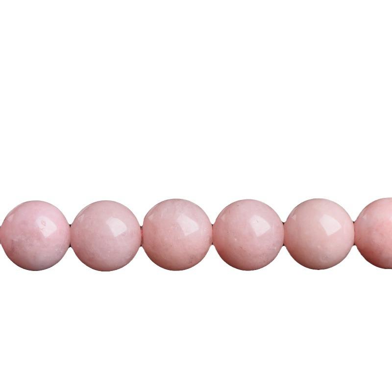 Круглые бусины из розового опала и халцедона Beibeifu для украшений ручной работы