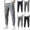 Summer Quick-drying Slacks Men's Slim Slacks Baggy Sweatpants Nine-part Corset Pants