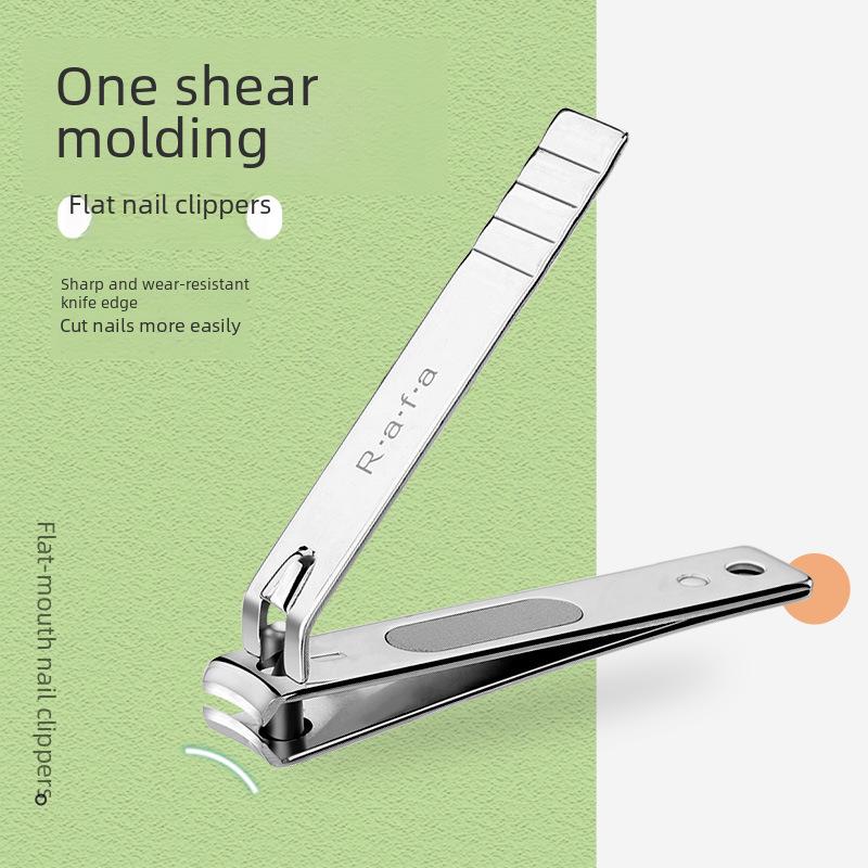 Набор кусачек для ногтей из нержавеющей стали Kaqi Duoduo KK825 — прецизионные плоские, скошенные маникюрные кусачки