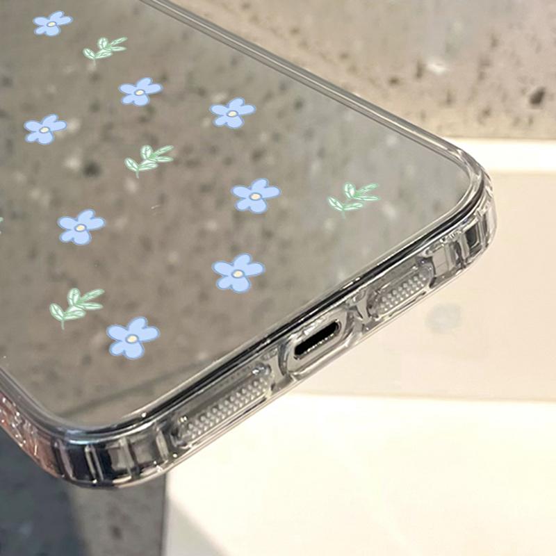 Чехлы для мобильных телефонов iPhone 11 13 XR 15 Pro Max 12 14 Pro Max Чехол iPhone 16 XS Max Зеркальный защитный чехол Зеркальный Изысканный мультяшный водонепроницаемый